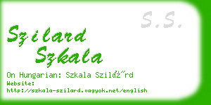 szilard szkala business card